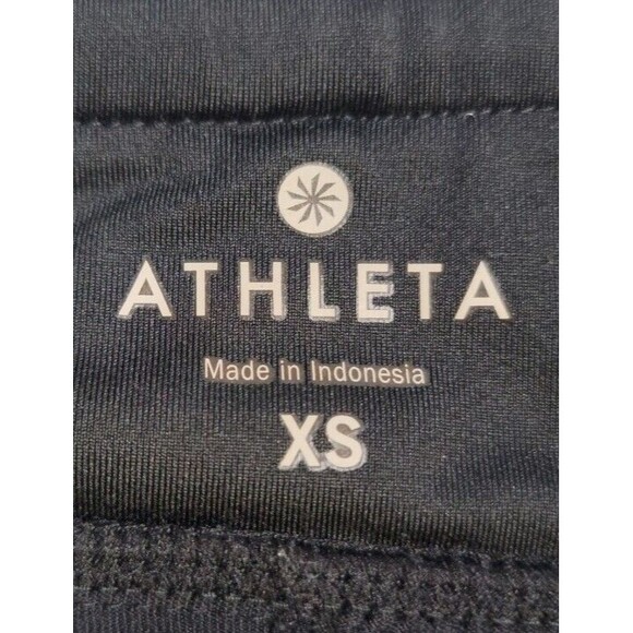 Athleta Womens Pulse 2 in 1 Shorts XS Workout Lined Black Running Athletic - Picture 3 of 6